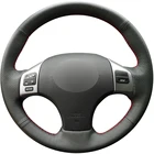 Черная искусственная кожа PU ручная строчка фотосессия для Lexus IS IS250 IS250C IS300 IS300C IS350 IS350C F SPORT