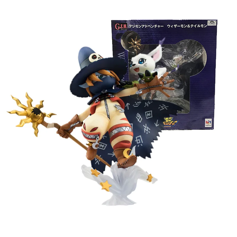 

Фигурки MegaHouse из аниме «Приключения дигимона», оригинальные Аниме фигурки MH GEM, Wizarmon Tailmon, коллекция экшн-фигурок, игрушки для мальчиков, детс...
