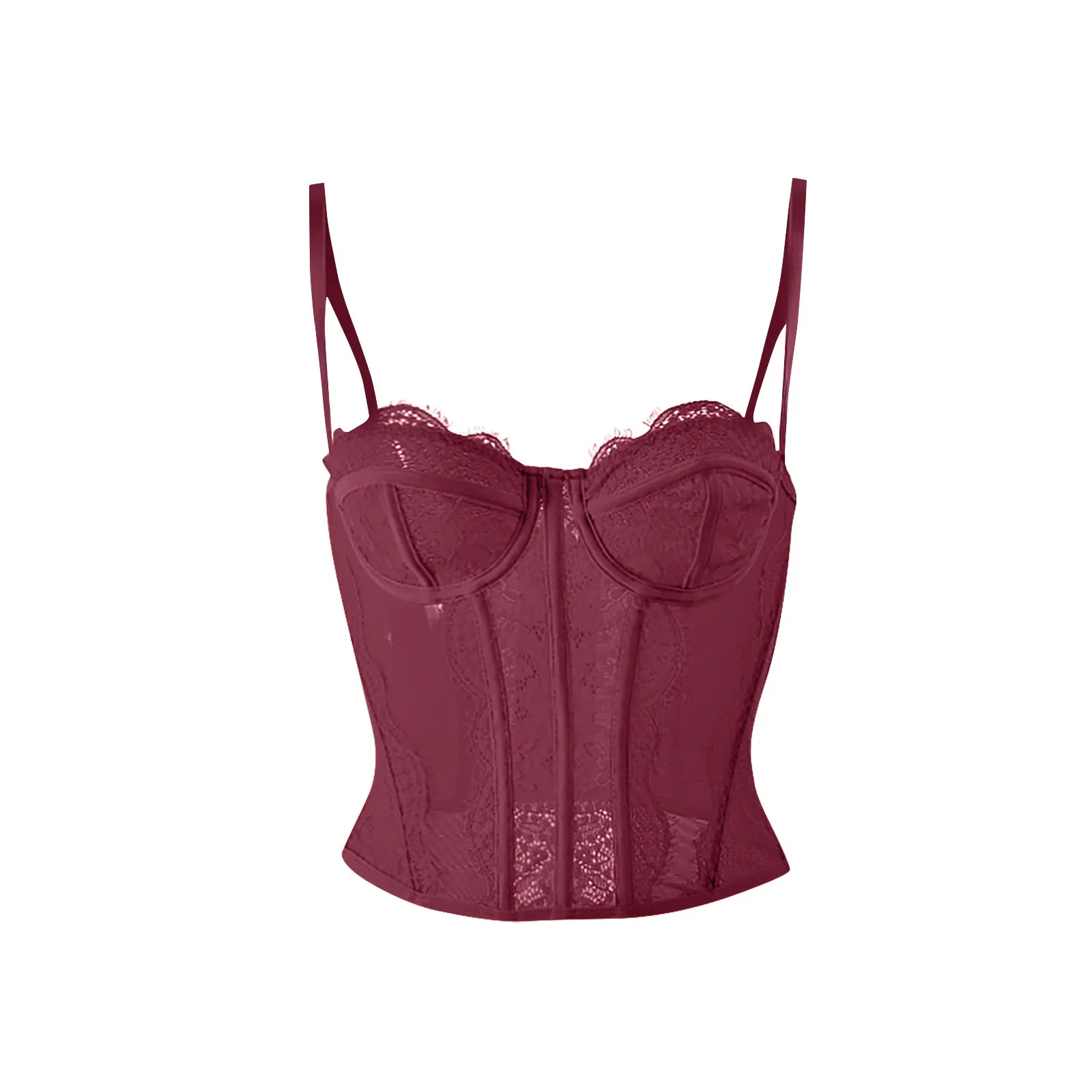 Сексуальный женский бюстье на шнуровке корсет топ с косточками тренировочное