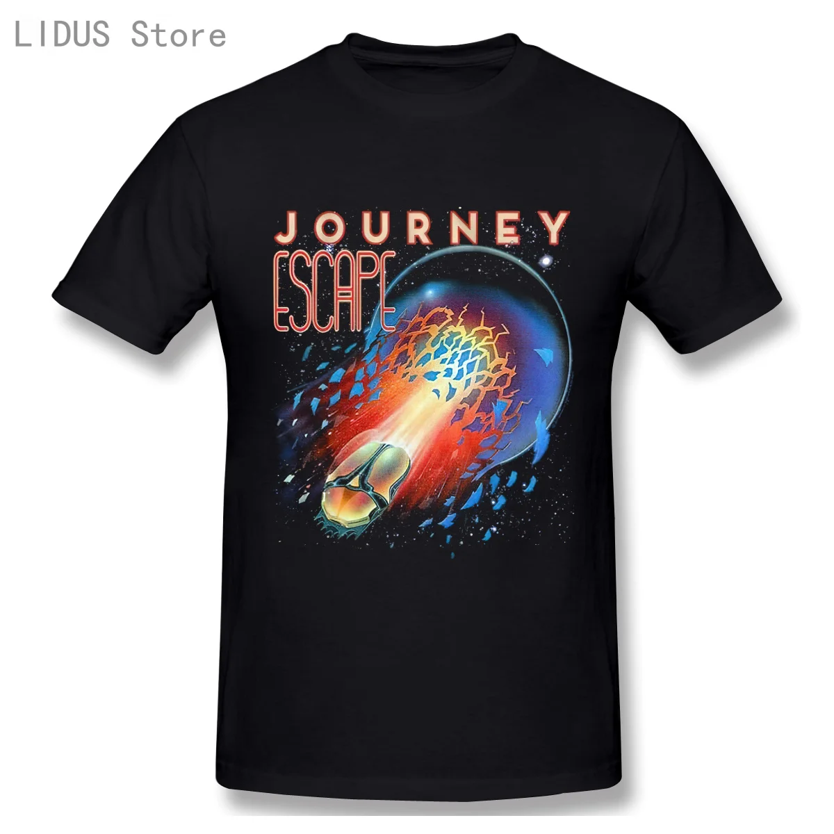 

Journey Escape T Shirts Mens TShirts Licensed Rock N Roll Music Band Tee Retro T-shirt clothes Sweatshirt Tee Tops