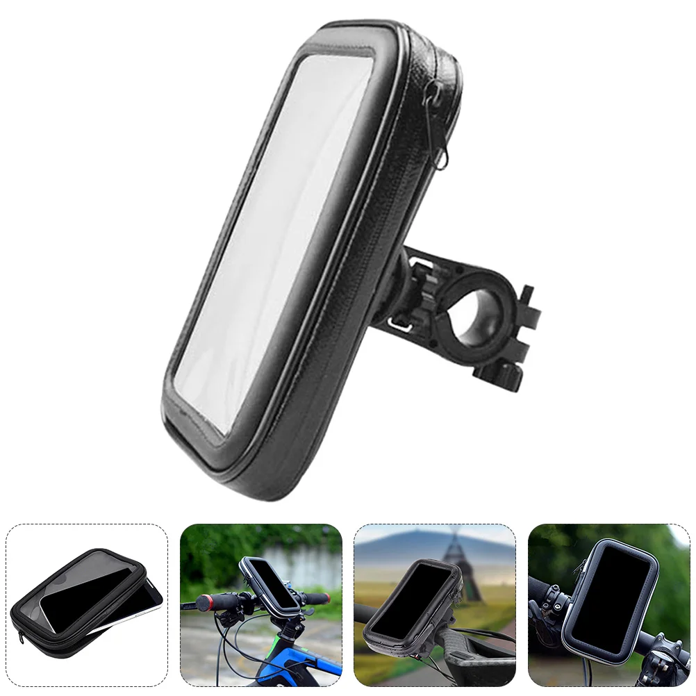

Mobile Phone Waterproof Bag Bicycles Mounts Bike Front Beam Pouch Motorcycle Cell Handlebar Mini