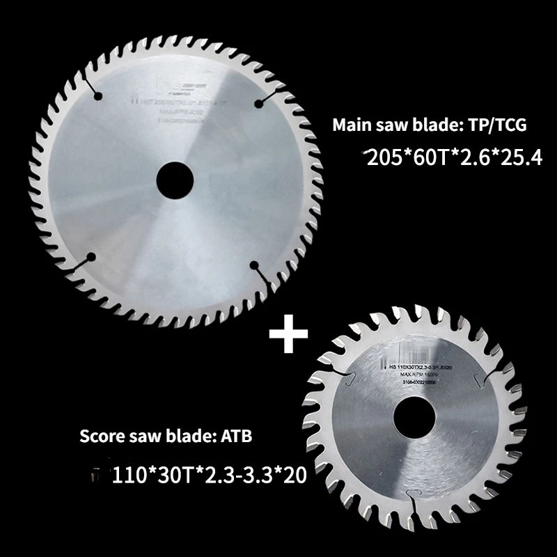

8 дюймов, 9 дюймов, беспыльный раздвижной стол, пильный станок, режущий диск для МДФ, MLB, раньше, UDI, беспокрасочная доска, циркулярное дерево, пильное полотно TCT