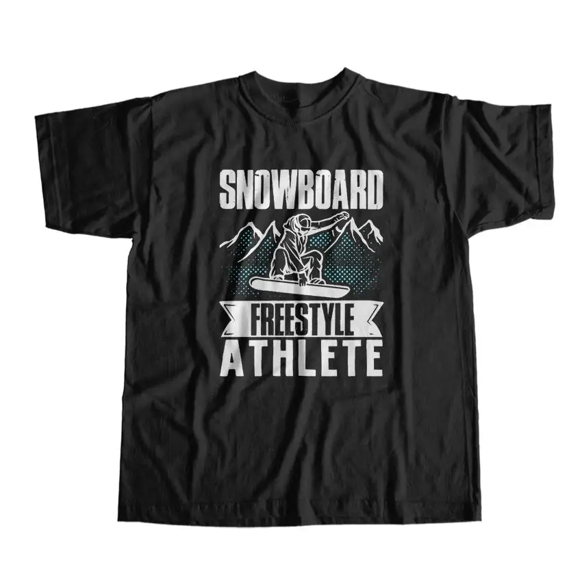 

100% cotton snowboard print unisex T shirt loose snowboard lovermen tshirt o-neck t-shirt men tee shirt
