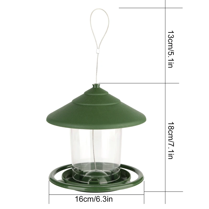Кормушка для птиц прозрачная с окошком присоской