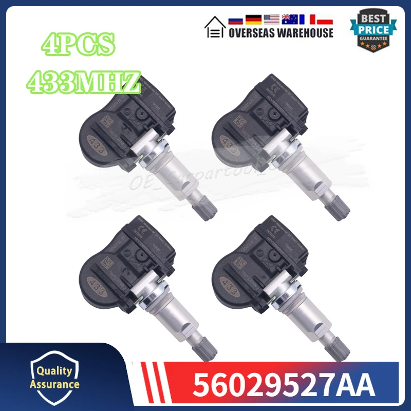Датчик давления в шинах 56029527AA 68001698AC, сенсор TPMS для Chrysler Town & Country Dodge Journey Avenger Caliber, зарядное устройство Magnum