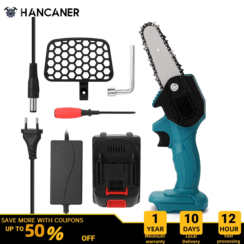 

Электрическая пила для обрезки, перезаряжаемые электрические пилы для деревообработки, электрическая пила для одной руки, садовая лесопил...