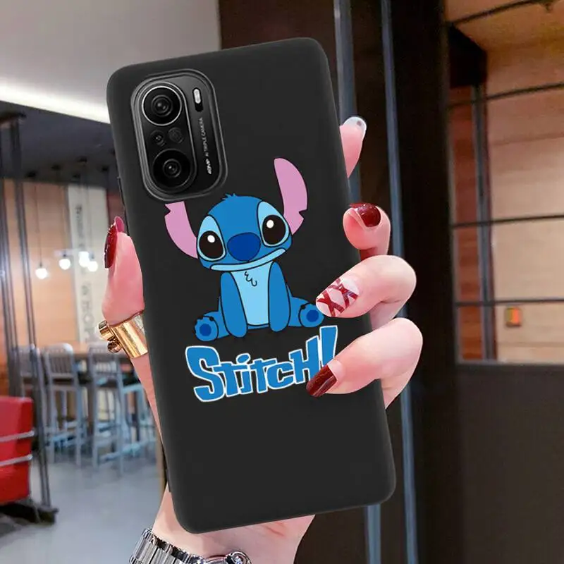Cute Disney Lovely Cartoon Stitch Phone Case For Redmi 9A K20 K30 K40 Note 11E 11S 11 10 9 Pro Silicone Soft Cover