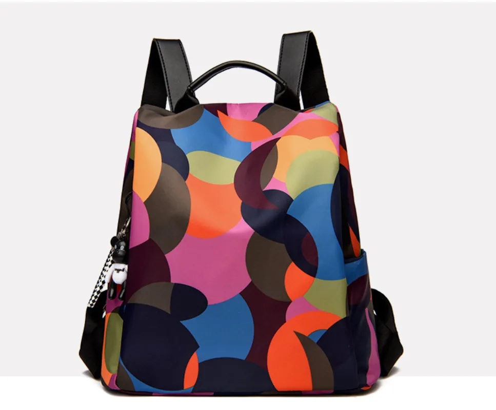 

2023 new outdoor Oxford cloth women anti-theft lightweight simple casual women's backpack