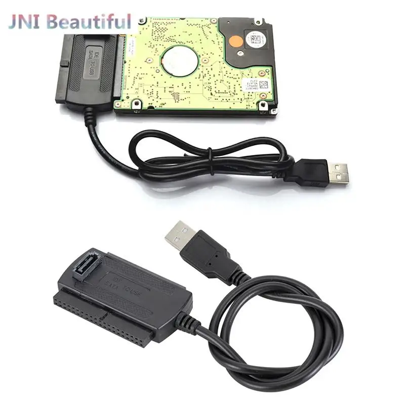 

1PC New USB 2.0 To IDE SATA Adapter Converter Cable For 2.5 3.5 Inch Hard Drive HD