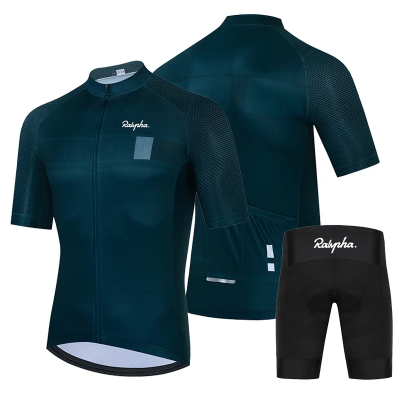 Комплект мужской велосипедной одежды ralvpha дышащая майка с коротким рукавом