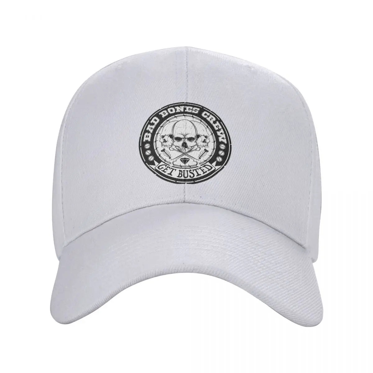 

Бейсболка Мужская/Женская регулируемая с черепом и скелетом