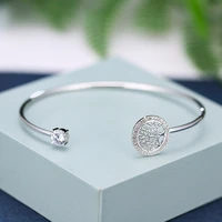 delicate feminine white cubic zirconia stone bracelet tree of life adjustable bracelet ladies lovely rose bracelet