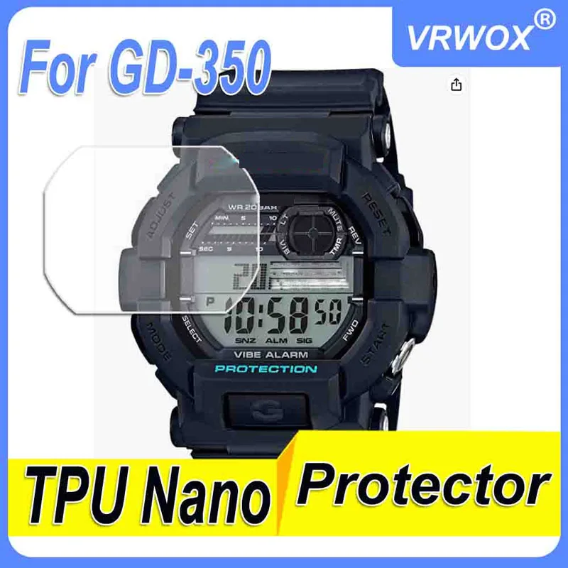Protector For  GD-350 DW-291 GBD-200 B5000 GBX-100 GX-56 5600 B5600 M5610 TPU HD Clear Anti-Scratch Nano Screen Protector