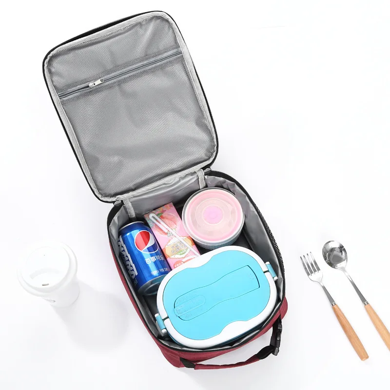 

Thermal Insulated Lunch Bag Resuable Picnic Travel Lunch Breakfast Box Convenient Container Storage Food Tote Bags