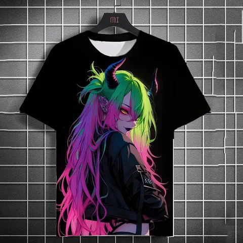 Мужская летняя футболка Bad Girl из полиэстера