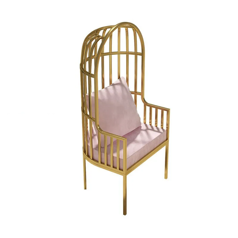 

Home Relaxing Egg Modern Armchairs Living Room Leisure Design Lounge Iron Lazy Sofa Chair Cafe Garden Sandalye Furniture Bedroom