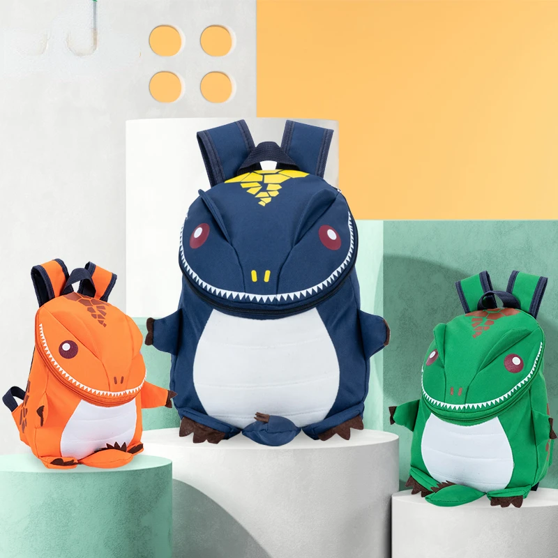 

Kawaii 3D Dinosaur Printing Travel Bags for Boys Girls Waterproof Baby Backpacks Toys Gifts backpack