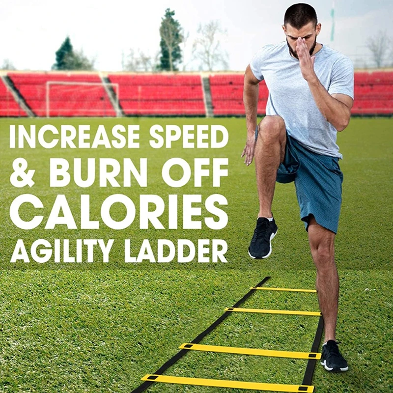 

Flexibility Agility Ladder Nylon Strap Jumping Ladder Speed Training Fitness Stair Ladder Football Training Energy Ladder