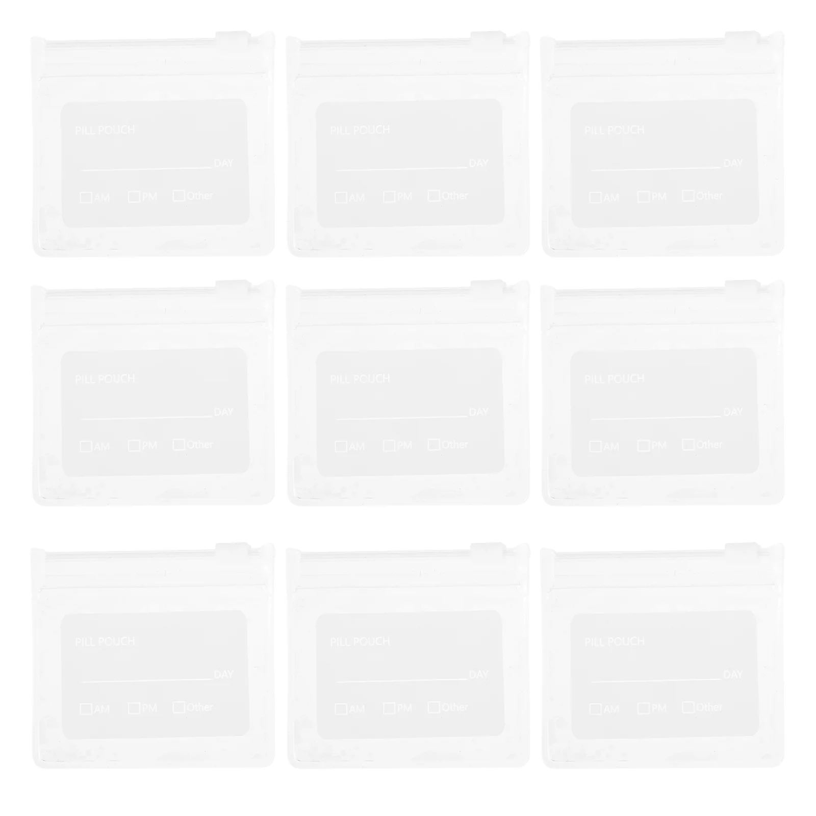 10 шт. пакеты-органайзеры для витаминов самозапечатывающаяся сумка лекарств с