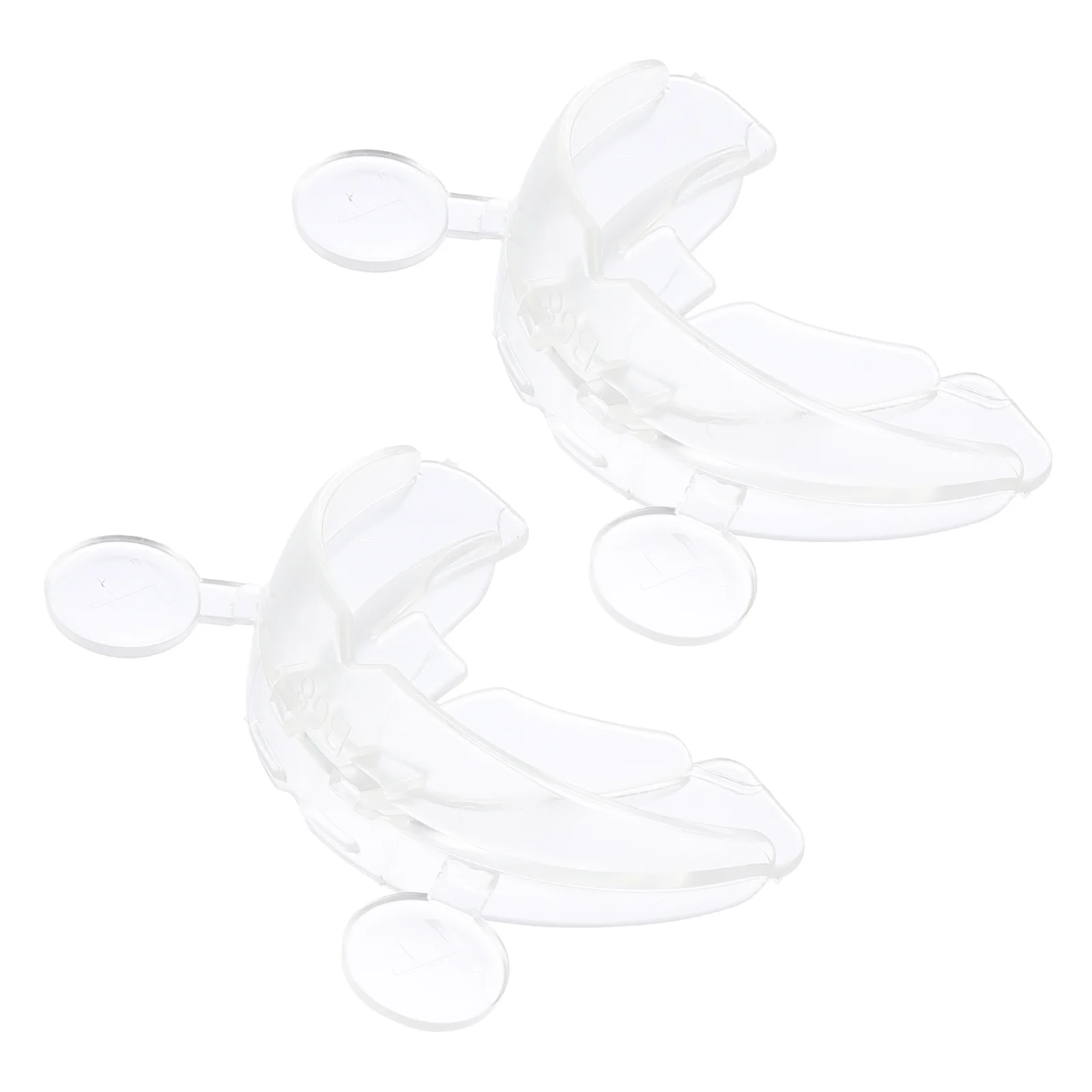 

2 Pcs Lip Gloss Set Gum Shield Night Molar Teeth Set Bite Splint White Night Guard Teeth Teeth Grinding Guard Braces Adults