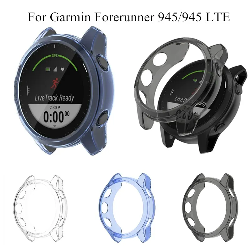 

Мягкий силиконовый защитный чехол для Garmin Forerunner 945 LTE фоторамка чехол из ТПУ бампер для Forerunner 945 чехол