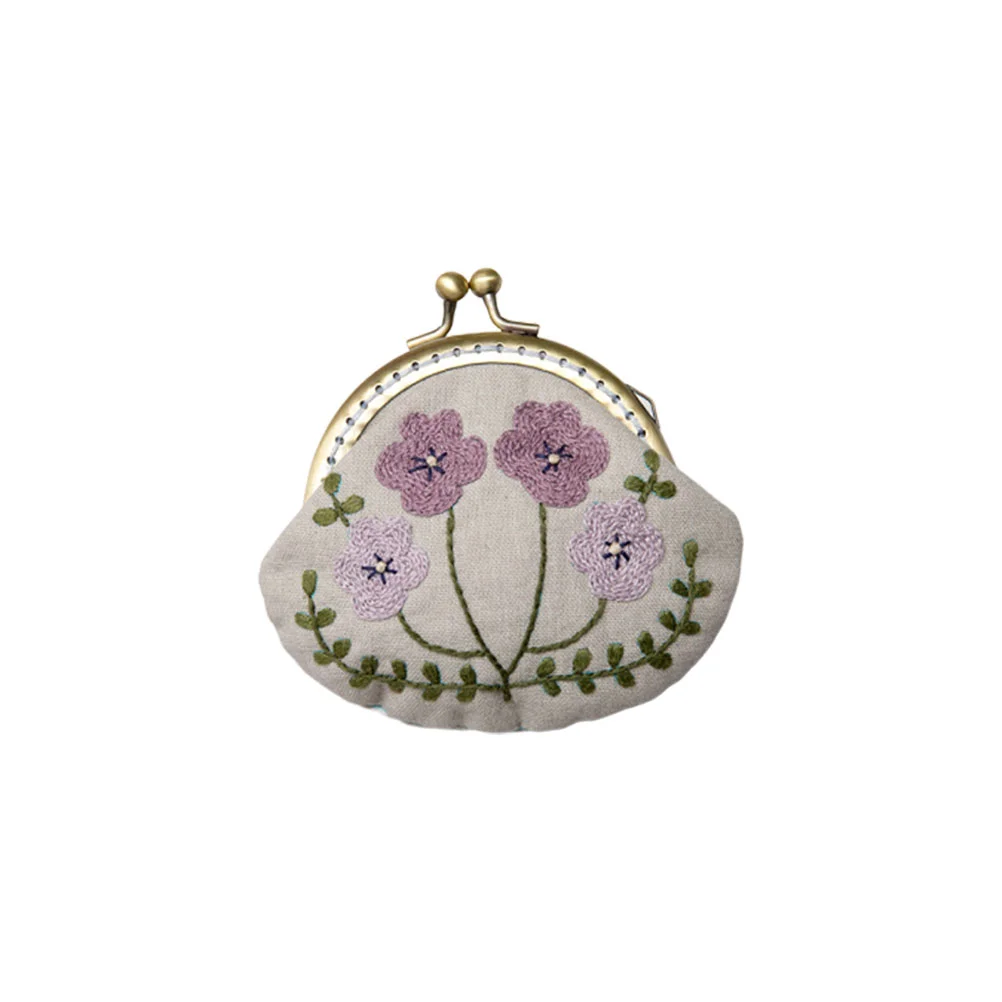 

Purse Embroidery Wallet Coin Lock Change Clasp Purses Set Kit Making Womens Starter Tourist Supplies Handbags Handbag Switch