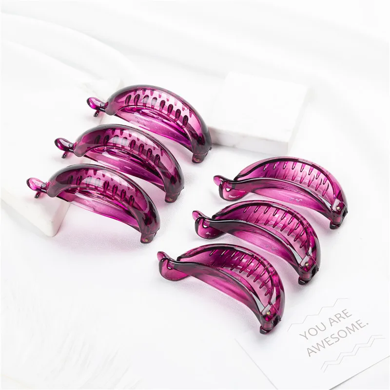 Удивительная серия: высококачественная заколка для волос "Банан" из маленьких пони, 3,1 дюйма, для женщин и девочек.