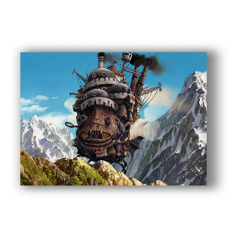 

Howl's Moving Castle Anime posters and prints Canvas Painting Wall Art Picture Nordic Decoration Home Decor Obrazy