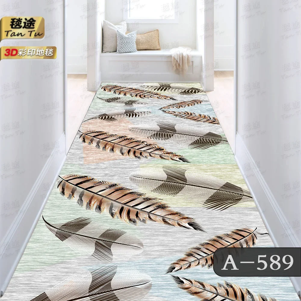 Современные длинные коридорные ковры для украшения прихожей домашние напольные