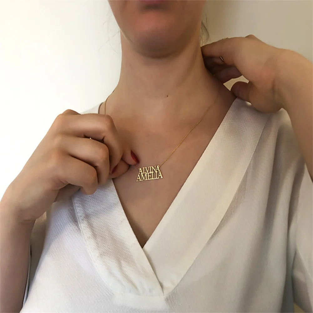 Рисунок 4 - Ожерелье из нержавеющей стали с двумя именами на заказ