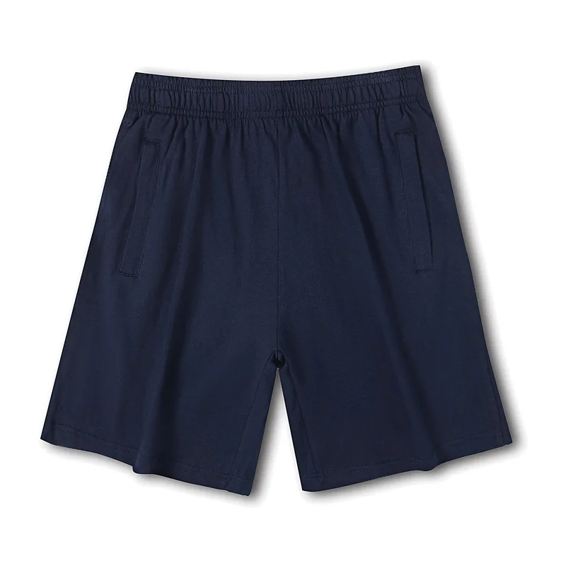 2023 New Summer Sports Short Mens Cotton Jogging Casual Sweatpant Men Breathable  Shorts Beach Solid Elastic Waist Running