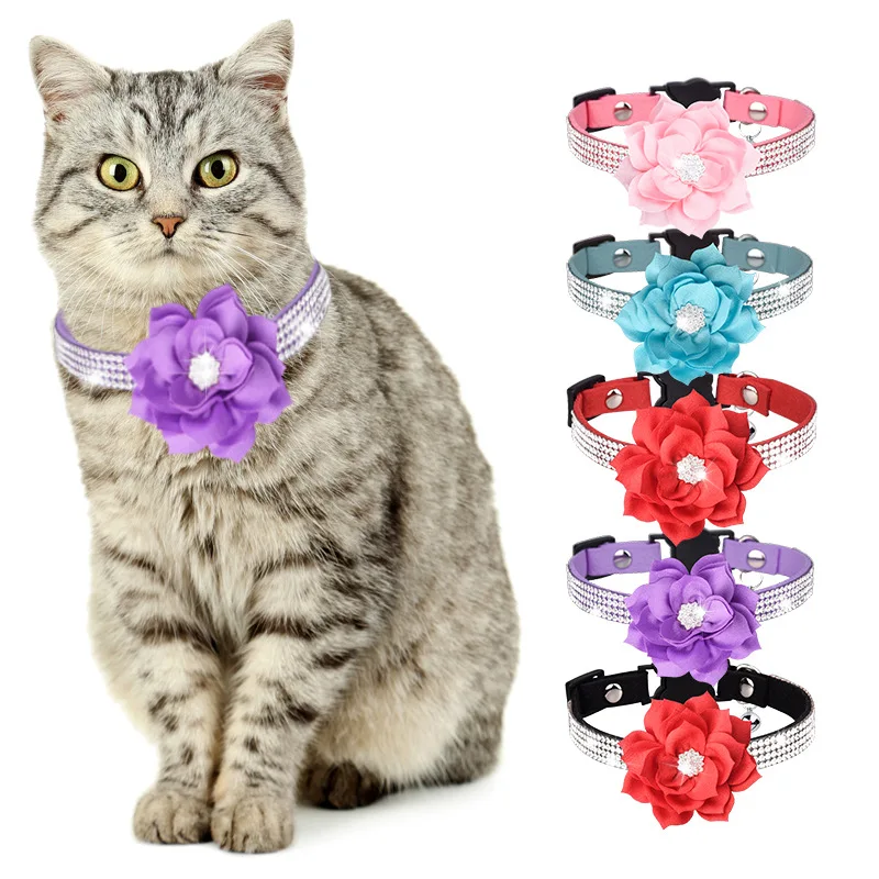 

Cats decorate Collars Dog collar Accessories Stylish Rhinestone Collar For Comfort And Softness