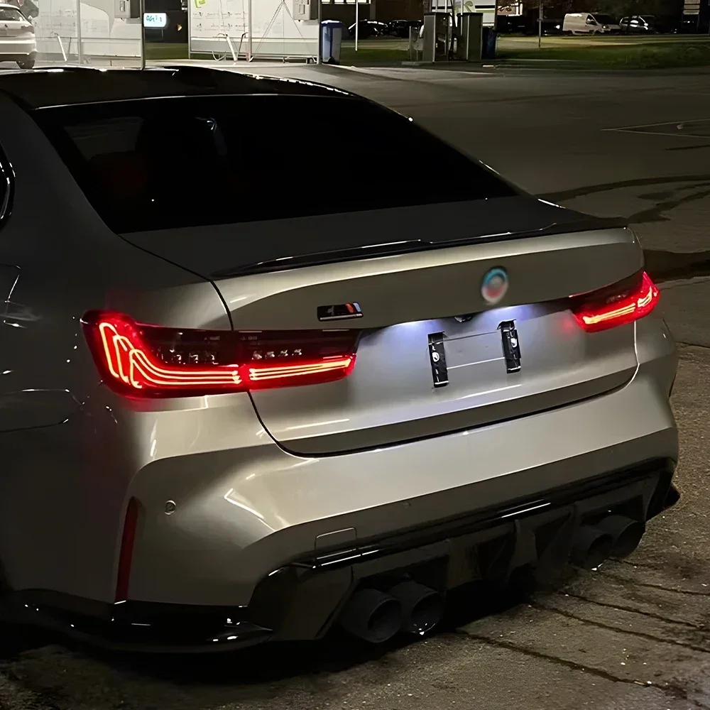Для BMW 3 серии G20 G28 320i 325i 330i 2020-2024 светодиодные задние фонари в сборе обновление 4