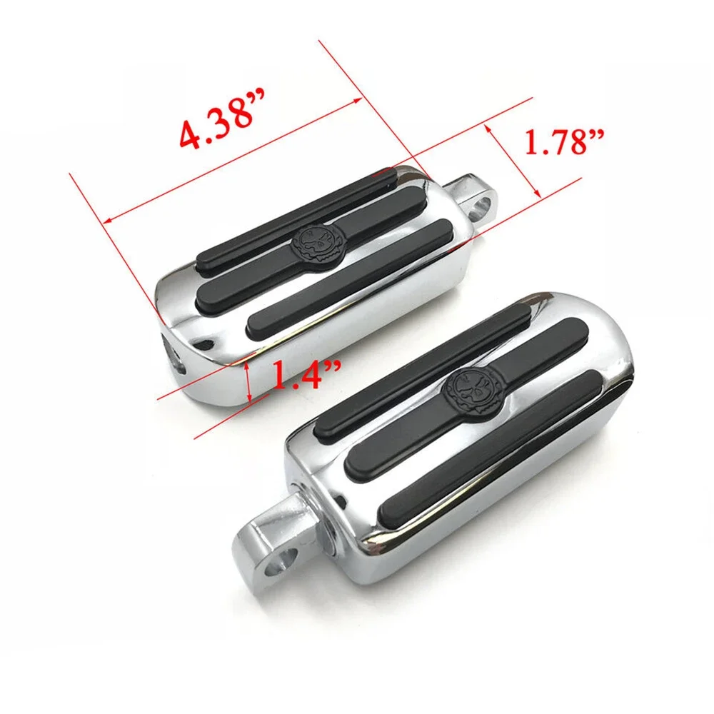 Подножка для подножек Gear Skull 1984-2018 Harley Davidson V Rod Muscle Tri Glide Wide Fat Boy детали мотоцикла