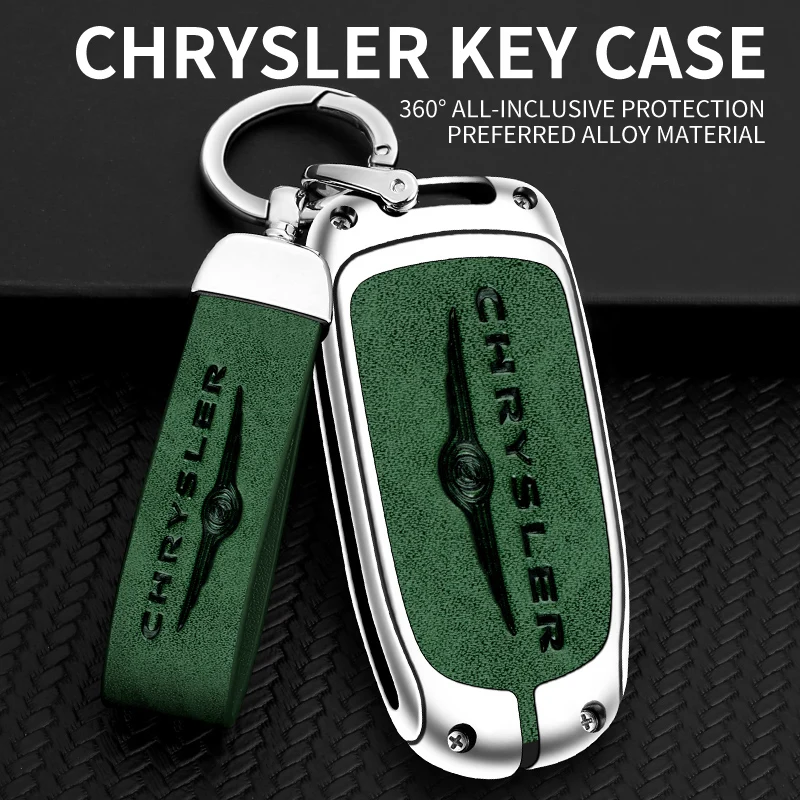 

Car Key Fob Cover Case Protect Shell Holder Set For Chrysler 300c Android Town Country Grand Voyager PT Cruiser Pacifica Aspen