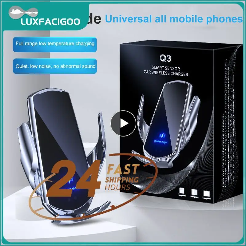 

1~8PCS Car Wireless Charger Magnetic Car Mount Phone Holder For iPhone 14 13 12 Samsung Infrared Induction Fast Charging