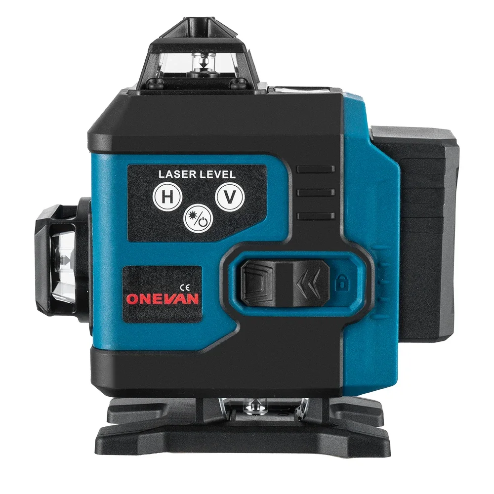 Горячий 4D лазерный уровень самовыравнивающийся аккумулятор 2x4000 мАч 360