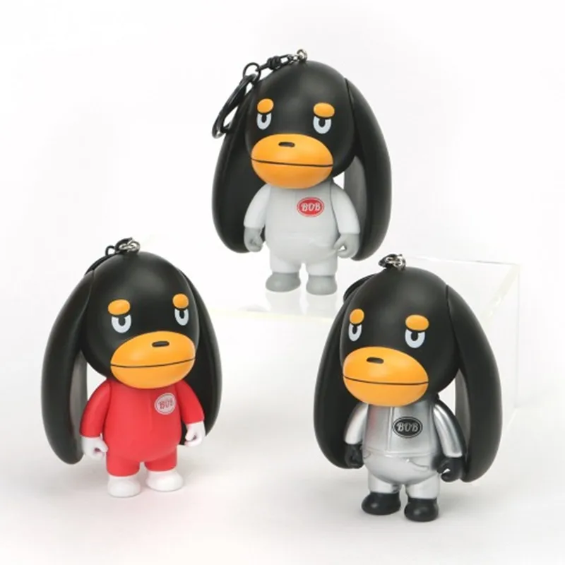 

Anime Mini Doll Trendy Play Keychain Pendant Kawaii BOB Dog Action Figure Desktop Ornaments Model for Boys Christmas Gift