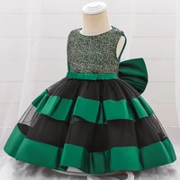 new childrens noble and elegant dress skirt sequin bow tutu skirt one year old cute baby ball dress