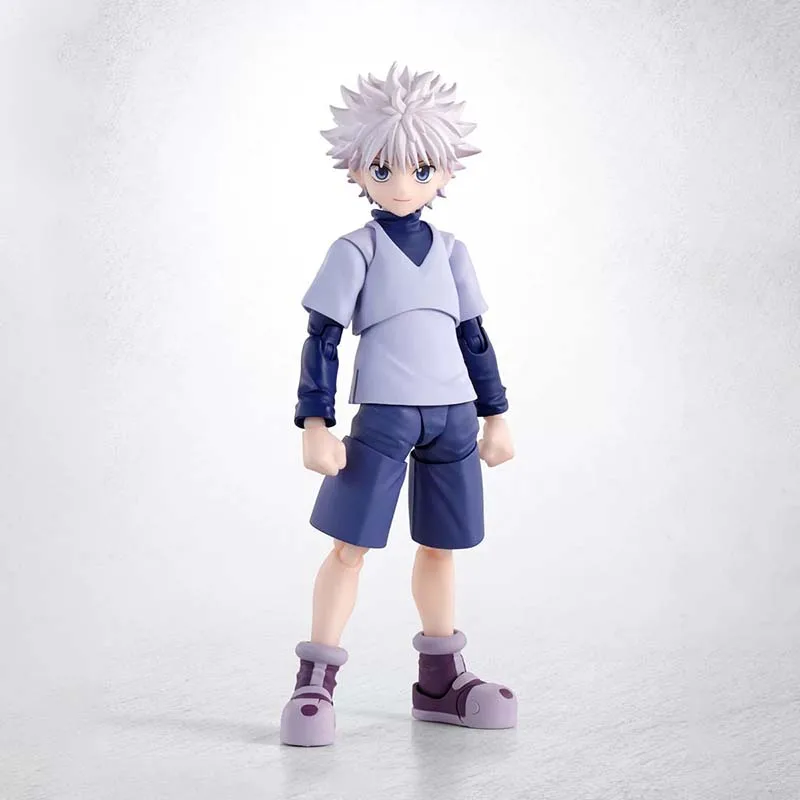Фото Коллекционная фигурка Bandai 100% Оригинальная модель Hunter X Hunter SHF Killua Gon, готовая модель, игрушка, подарок для мужчин №5