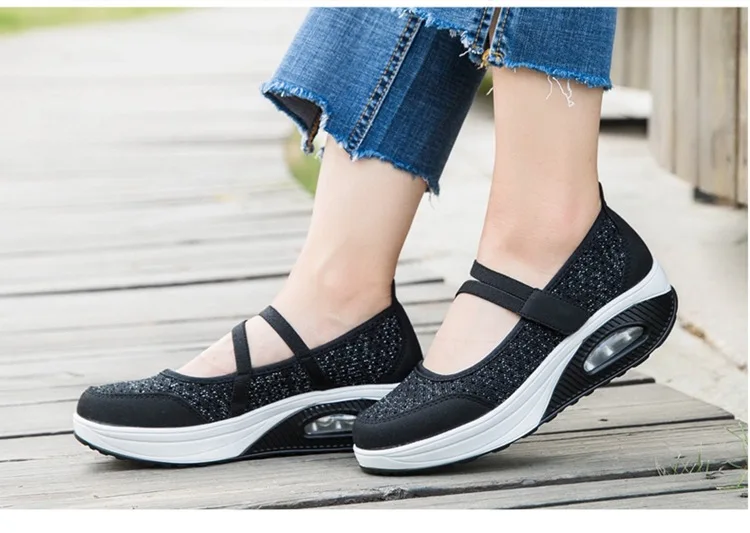 Fashion New Women Flats Shoes Spring Summer Ladies Mesh Flat Shoes Women Soft Breathable Sneakers Women Casual Shoes Large size