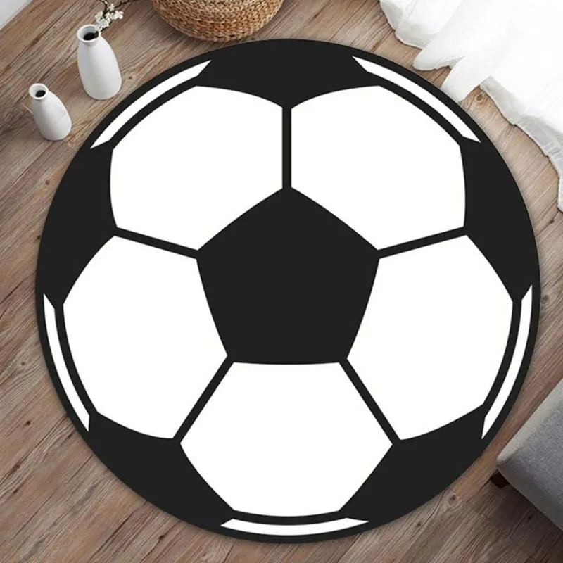 

Round Living Room Carpet Anti-Slip Bed Room Floor Mat Computer Chair Area Carpet Kids Carpet Leisure Carpet Moda