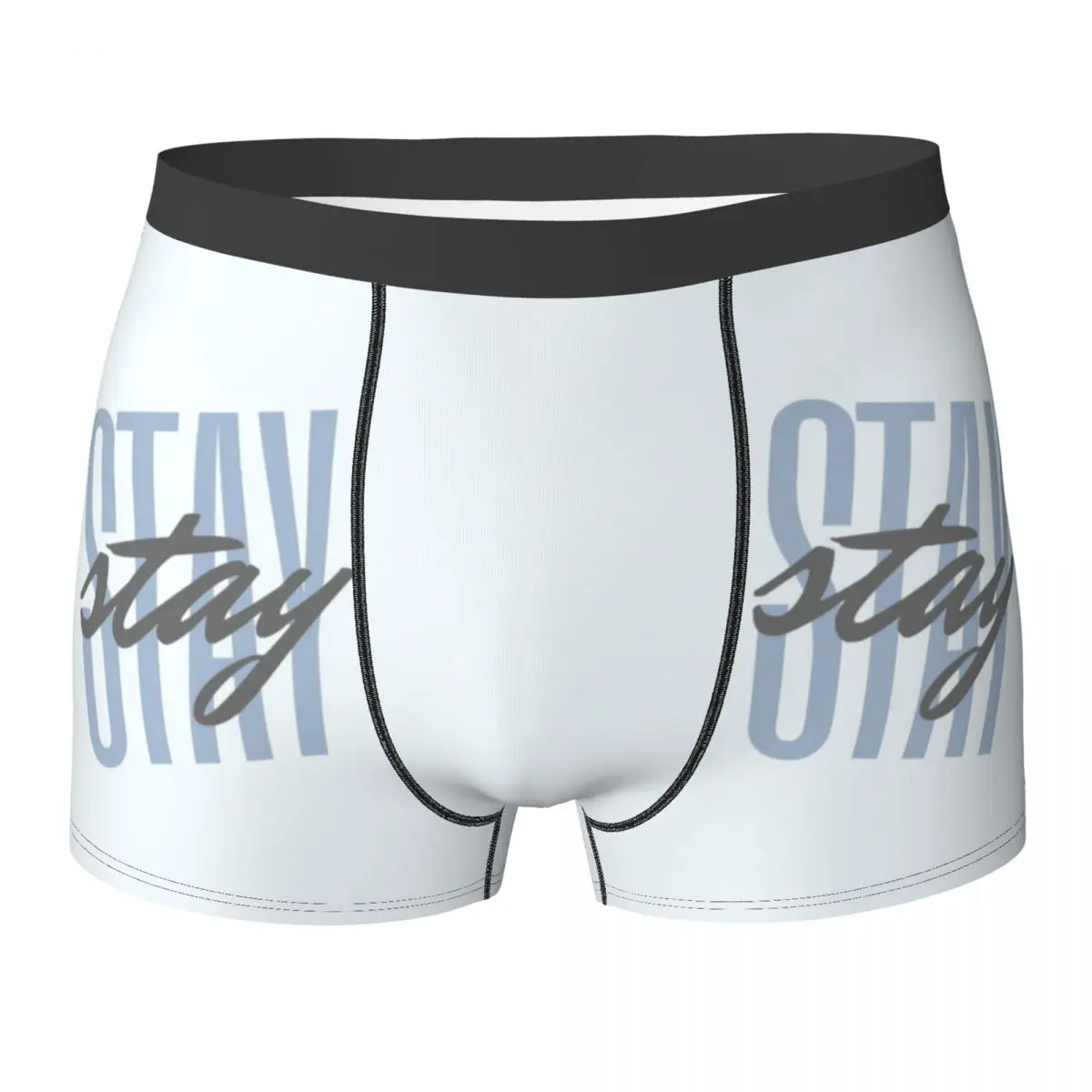 

BE Stay Album Music Underwear words cool famous song design Man Shorts Briefs Classic Trunk Trenky Custom Plus Size Underpants
