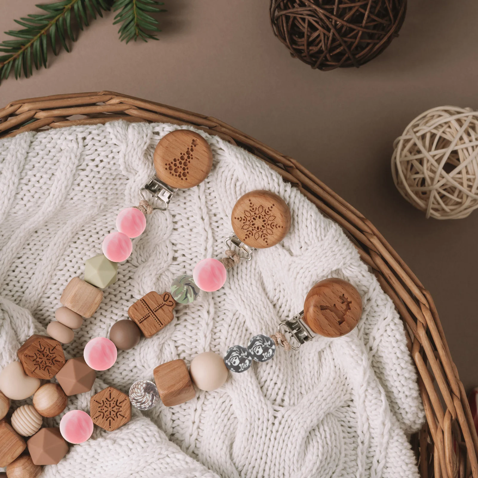 

Бусины россыпью, силиконовые ювелирные изделия, Круглые Искусственные бусины, подвески с большим отверстием