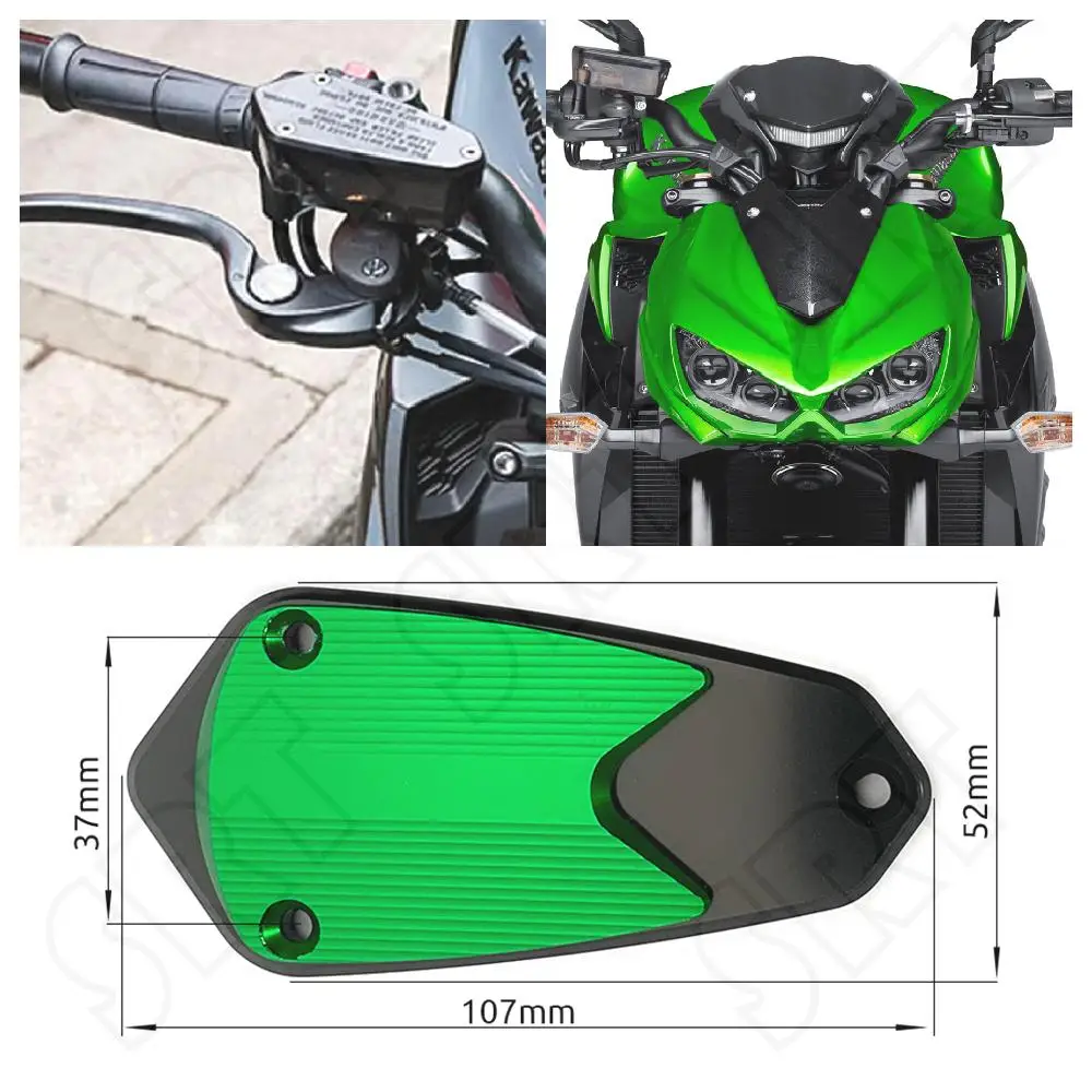 

Fits for Kawasaki Z1000 Z1000R ABS 2010-2016 2017 2018 2019 2020 2021 Motorcycle Front Brake Fluid Reservoir Cylinder Cover Cap