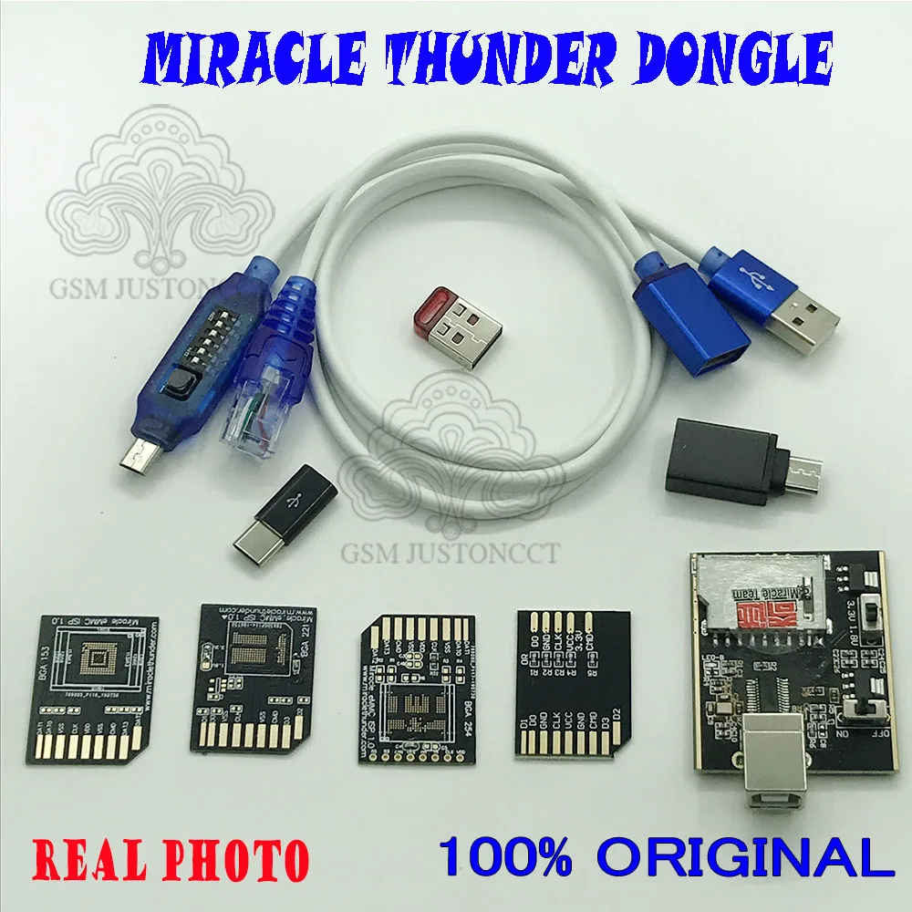 

gsmjustoncct THE newest original miracle thunder dongle / miracle dongle no need miralce box and key