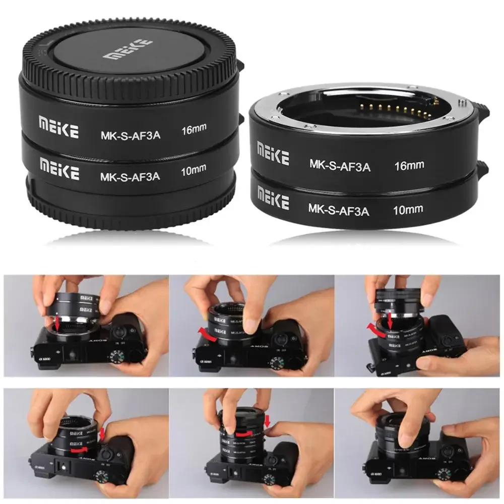 Удлинительная трубка 10 мм 16 для Sony E/FE NEX3 NEX5 NEX6 NEX7 A5000/A6000/A7M2
