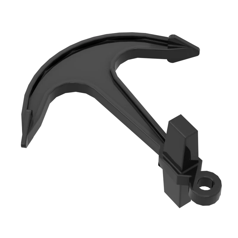 

MOC 10PCS Replaceable Assembles Particle 2564 5.9 x 6.3 x 2.9 Anchor - Single Top Hole Bricks Building Blocks High-Tech Part