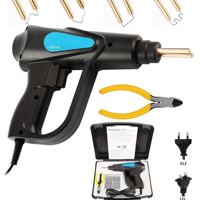 

70 Вт ПВХ ремонтный сварочный аппарат, горячие степлеры, сварки пластика, гаражный инструмент, степлер для ремонта бампера автомобиля, сварочный инструмент
