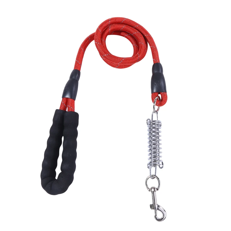

Spring Reflective Tape Dog Collar Pet Dog Traction Rope Luminous Night Safety Flashing Traction Belt Safety Strap New